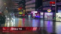 Ankara'da dolu yağışı etkili oldu