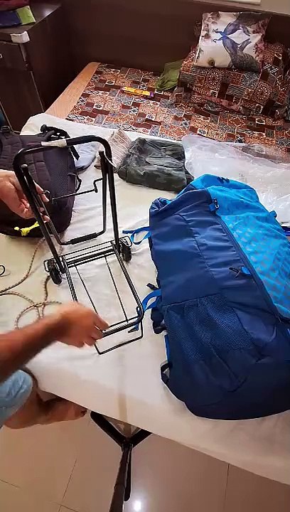Unboxing & Review: MR DIY Foldable Luggage Trolley Cart for Travel & Himachal Trips