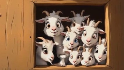 L’histoire du loup et les 7 chevreaux! Histoire pour enfants.