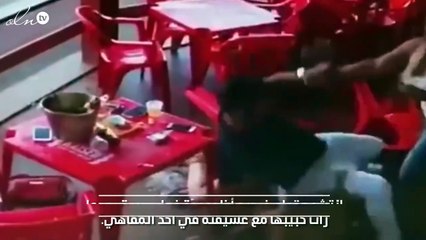بالفيديو.. زوجة تضرب زوجها وعشيقته في الشارع أمام المارة