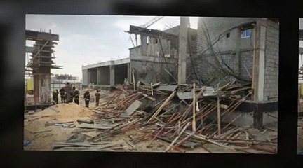 بالصور: انهيار مبنى تحت الإنشاء في الأحساء ما يتسبب في إصابة تسعة عمال