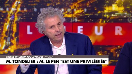 Gilles-William Goldnadel : «Marine Tondelier est dans la radicalité à égalité avec M. Mélenchon»