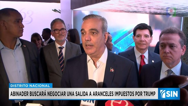 Abinader sostendrá conversaciones bilaterales con EEUU para negociar aranceles| Primera Emisión SIN