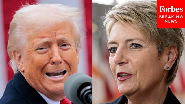 President Keller-Sutter: Switzerland Will 'Refrain' From 'Direct Countermeasures’ To Trump’s Tariffs
