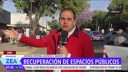 Recuperan espacio público frente al Hospital Magdalena de las Salinas en la CDMX