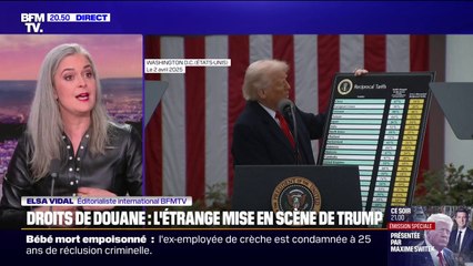 LE CHOIX D'ELSA - Droits de douane américains : l'étrange mise en scène de Donald Trump