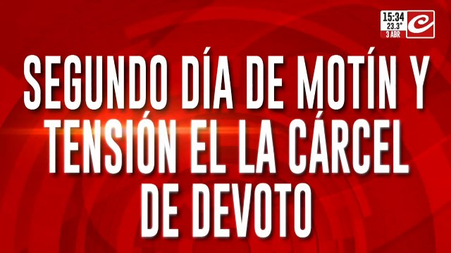 Cárcel de Devoto, segundo día de motín: incendiaron colchones y sábanas