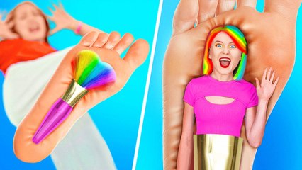 SI LE MAQUILLAGE ÉTAIT UNE PERSONNE | Moments cool de nourriture et de maquillage par 123 GO! Genius