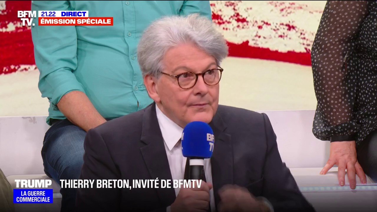 Droits de douane américains: "C'est la plus grande absurdité économique depuis des décennies", dénonce Thierry Breton, ancien commissaire européen au marché intérieur