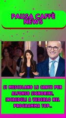 Si mescolano le carte per Alfonso Signorini, increduli a vederlo nel programma top.