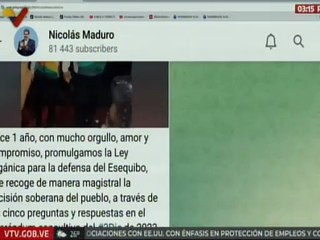 Presidente Maduro: Avanzaremos en la recuperación integral de nuestra Guayana Esequiba
