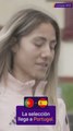 Así llegaba la selección española a Oporto para medirse a Portugal