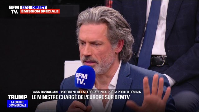 De l'inquiétude et des nouvelles règles du jeu : Yann Rivoallan, président de la fédération du prêt-à-porter féminin, réagit aux annonces de Donald Trump