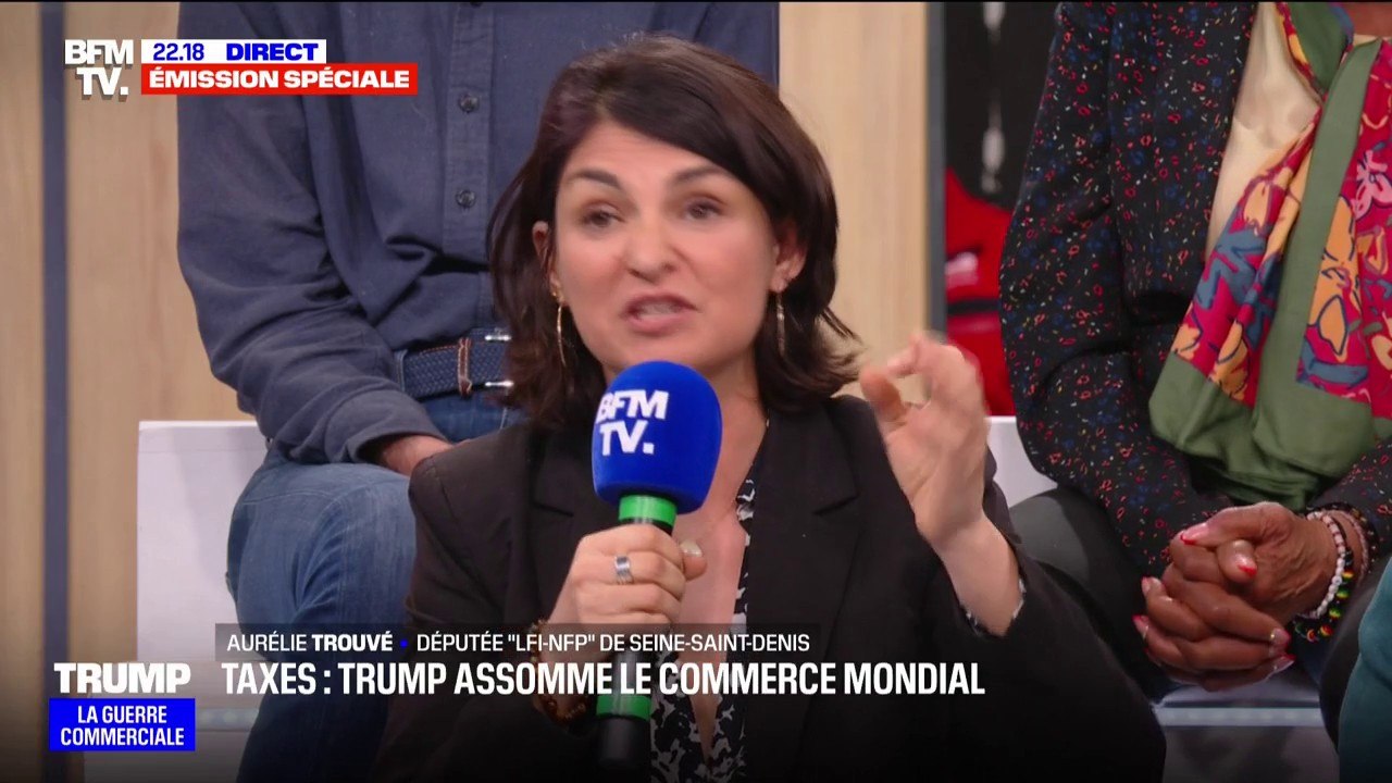 Taxes douanières: Aurélie Trouvé (LFI) appelle à un "protectionnisme solidaire" face aux annonces de Donald Trump