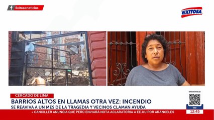 Incendio en Cercado: Damnificados denuncian que MML exigiría demoler sus casas bajo amenazas