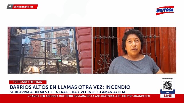 Incendio en Cercado: Damnificados denuncian que MML exigiría demoler sus casas bajo amenazas