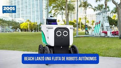 Lanzan flota de robots delivery en Miami Beach y así funcionan las máquinas de Serve Robotics