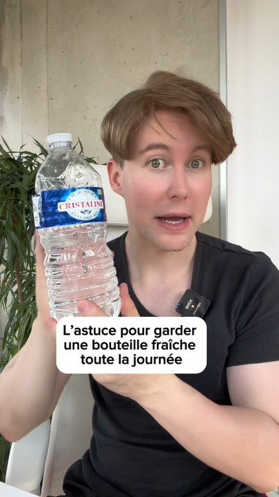 L’astuce pour conserver une bouteille fraîche toute la journée ❄️