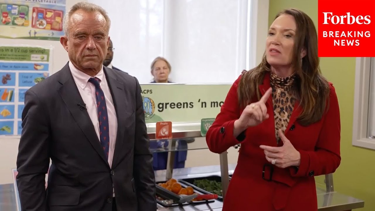 RFK Jr, Brooke Rollins Visit Elementary School To Highlight Nutrition Reforms To Combat Obesity