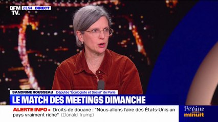 Procès RN: "On ne peut pas dire que les juges sont animés d'intentions politiques, sinon on délégitime une institution fondamentale de la République", estime Sandrine Rousseau