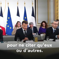 Macron - On ne corrige pas des déséquilibres commerciaux en mettant des tarifs douaniers. (03.04.25)