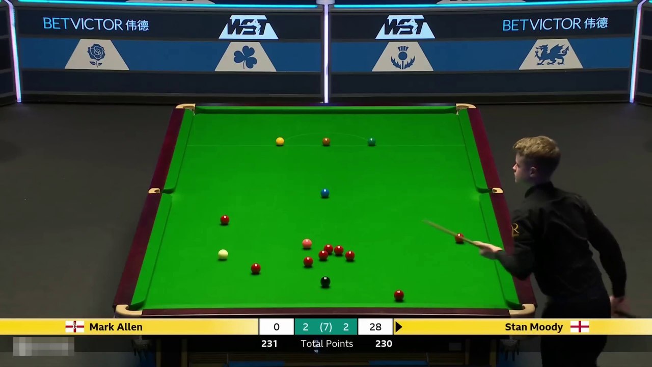 Stan Moody vs Mark Allen: The GREATEST Back-to-Back Escapes in Snooker! 🎱🔥 #RisingStarVsPistol