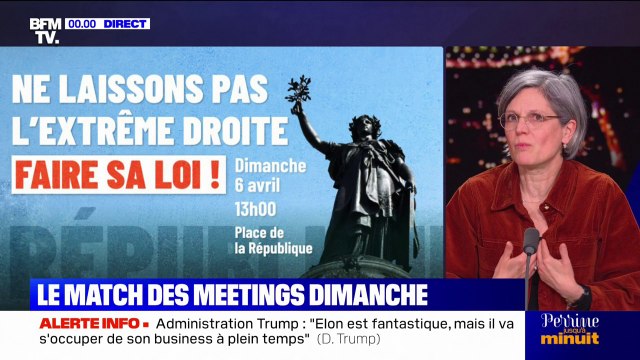 Manifestation contre l'extrême-droite: Je n'irai pas (...) pour ne pas rentrer dans ce que le RN dénonce, de laisser supposer qu'il y a une orientation politique au jugement , estime Sandrine Rousseau