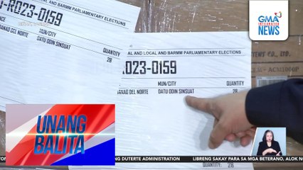 Paghahatid ng mga automated counting machine para sa Eleksyon 2025, sinimulan na | Unang Balita