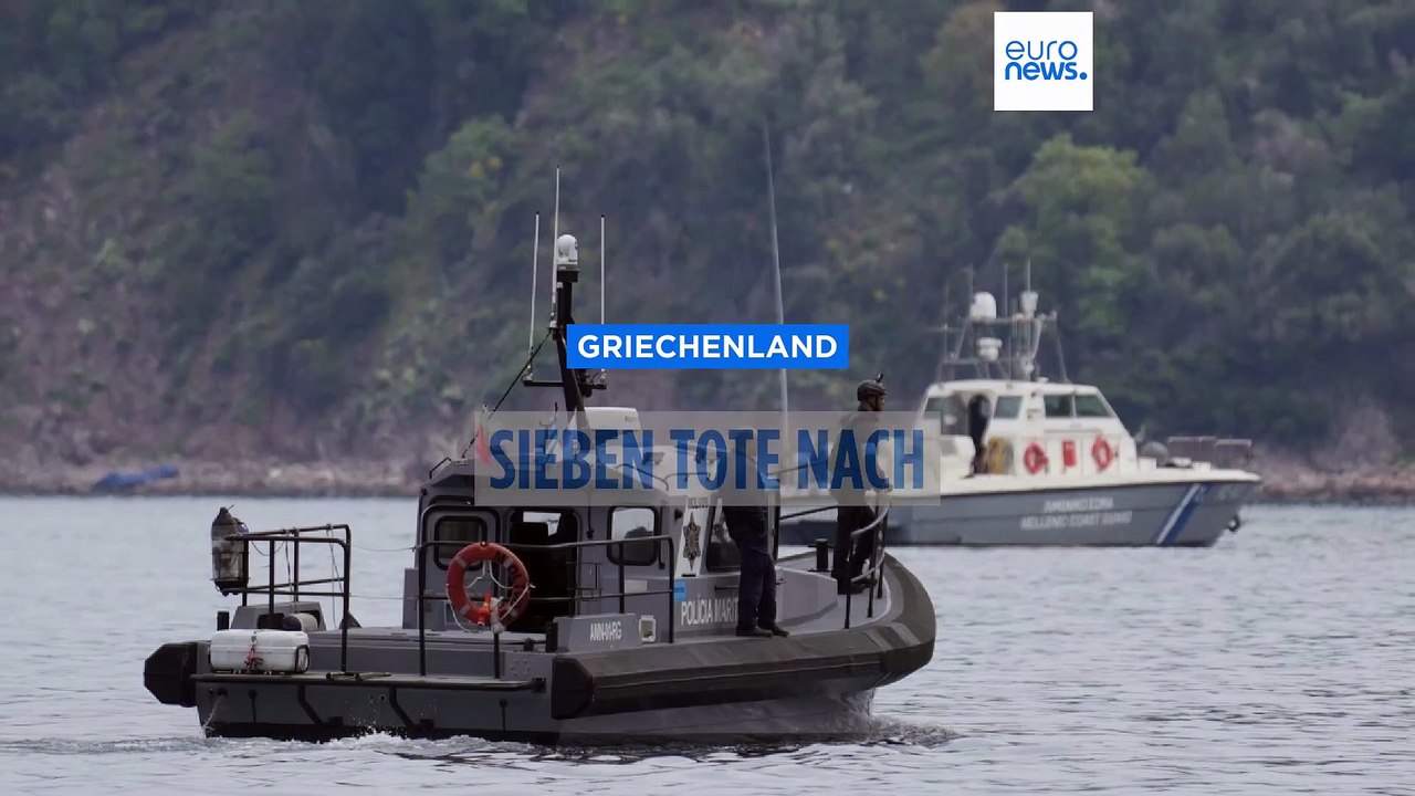 Sieben Tote nach Bootsunglück in Griechenland