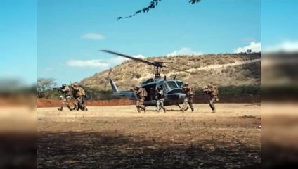Entrenamientos de militares dominicanos con franceses en Baní