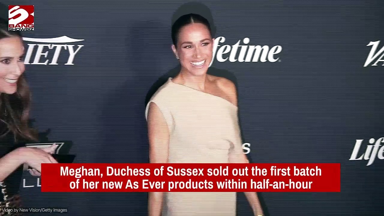 Meghan Markle's As Ever Products Sold out in 30 Minutes