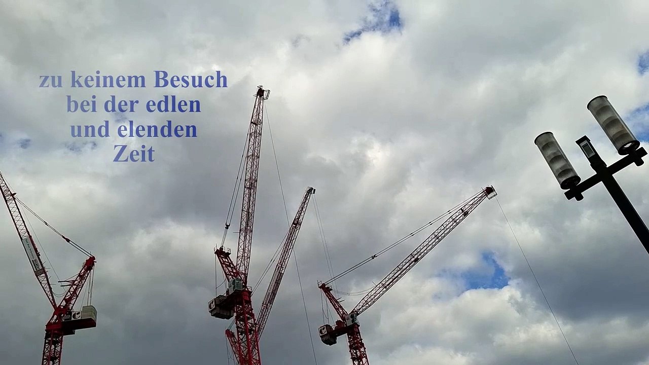 zu keinem Besuch bei der edlen und elenden Zeit