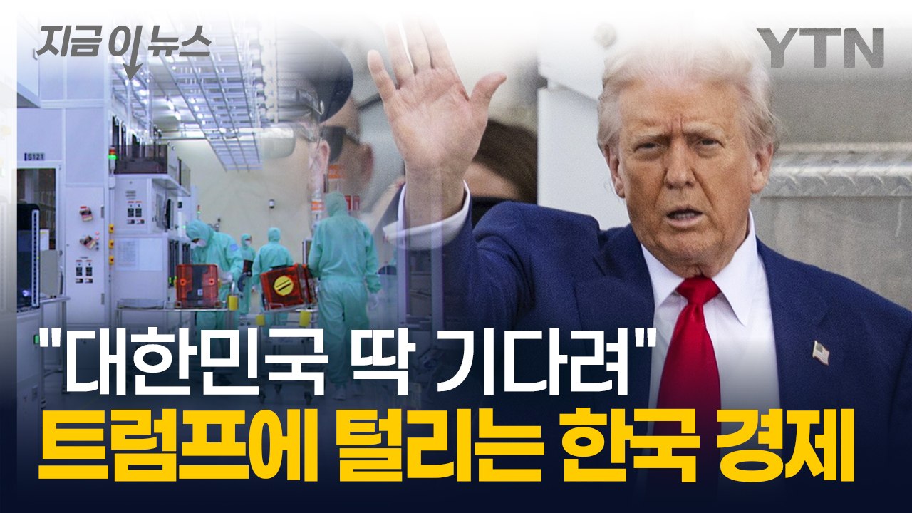 '트럼프 태풍'에 탈탈 털리는 대한민국...반도체 관세 예고 '속수무책' [지금이뉴스...
