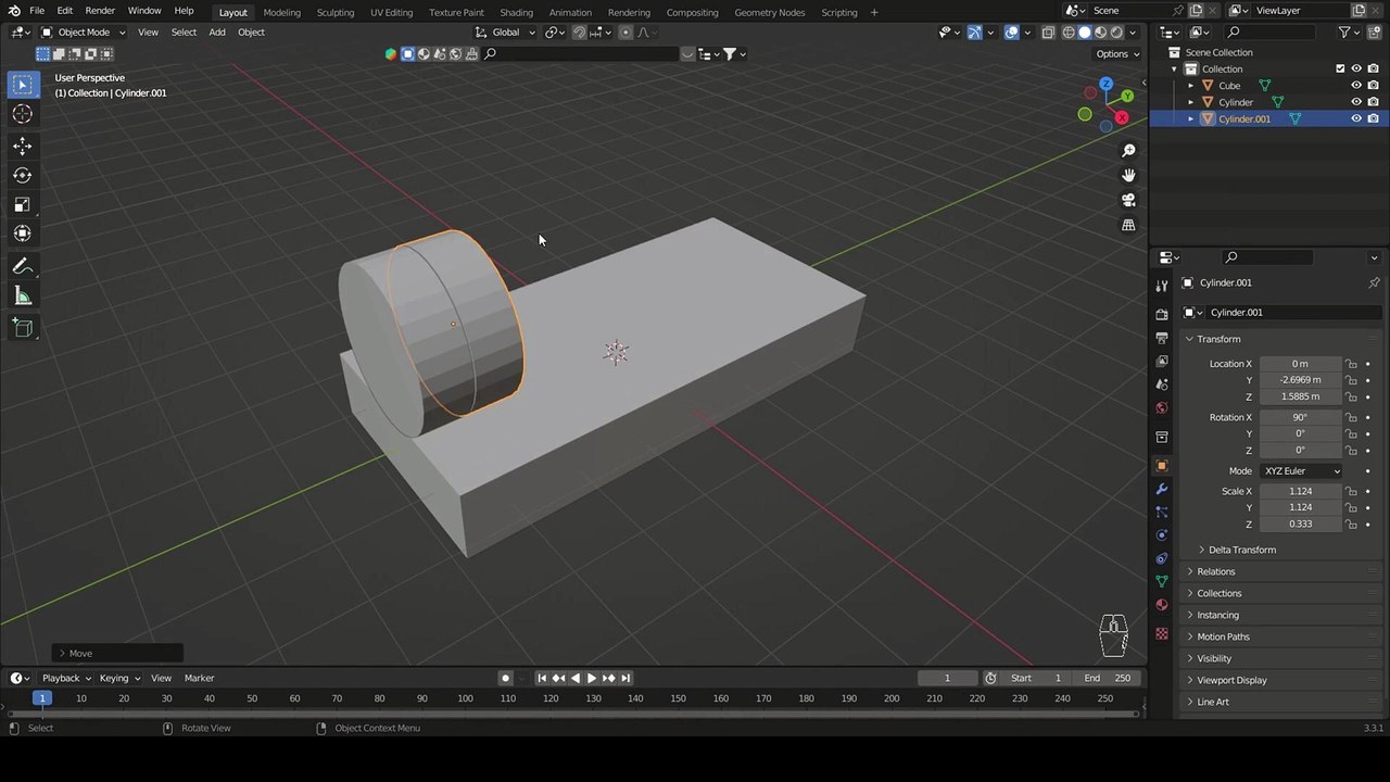 07 Duplicating Objects and Using Modifiers - 3D Modeling in Blender for Beginners