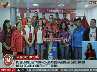 Monaguenses respaldan al candidato revolucionario del GPPSB Ernesto Luna