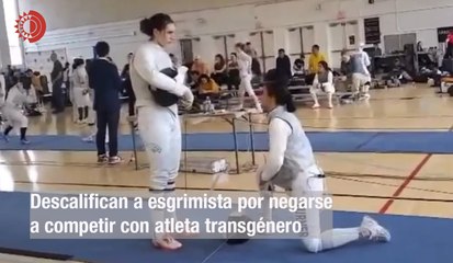 Descalifican a esgrimista por negarse a competir con atleta transgénero