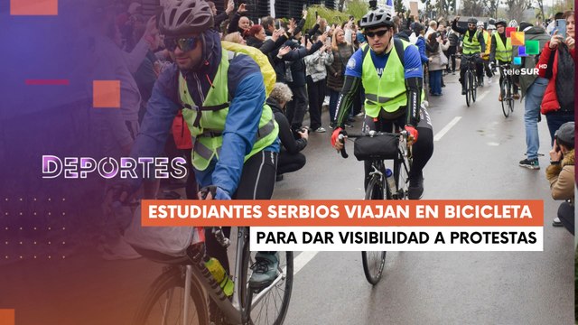 Ciclistas sebios hicieron una ruta de protesta DEPORTES TE LO CUENTO 03-04-2025