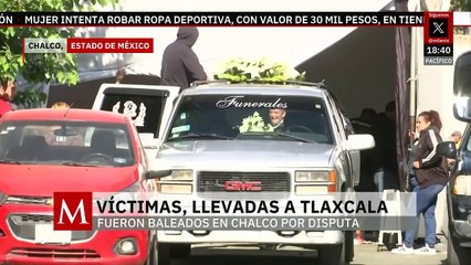 Víctimas de balacera por disputa en Chalco son trasladados a Tlaxcala