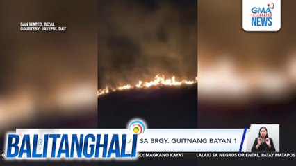 Grass fire, sumiklab sa Brgy. Guitnang Bayan 1 | Balitanghali