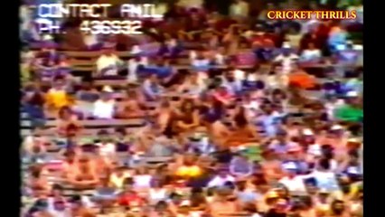 Imran Khan 70 Not Out off 111 Balls 155 Mins 5 Fours 1 Six vs Australia 3rd Test, Melbourne, First Innings December 11 - 15, 1981