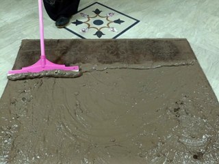 Hand scrubs Cleaned The World's DIRTIEST Rug Ever!