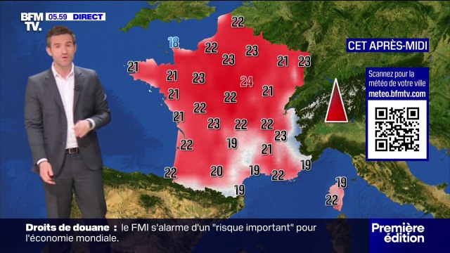 Des températures douces, quelques rafales sur l'ouest du pays et un ciel assez voilé... La météo de ce vendredi 4 avril