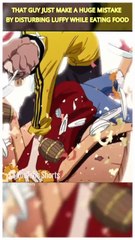 Actually Luffy is the one who was stealing their foodðð¤£ð¤£ movie name_ One Piece_ Dead End