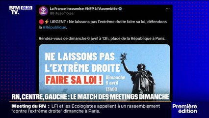 Rassemblement national, gauche, Renaissance: vers une bataille des meetings ce dimanche