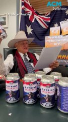 MP Bob Katter Unveils 'Patriot' Beer During 2025 Campaign 🇦🇺