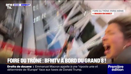 La foire du Trône ouvre ce vendredi, pour l'occasion BFMTV est monté à bord du grand 8