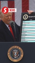 Market slide over tariffs was expected, says Trump