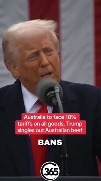 Australia will face a minimum 10% tariff on all exports to the U.S. after Donald Trump criticized the trade imbalance