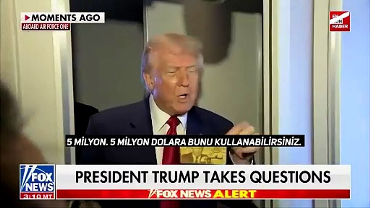 Donald Trump, yatırımcılara yönelik vatandaşlık ve oturum izni sağlayan altın kartı tanıttı