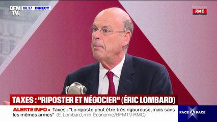 "L'impact (des taxes) cette année sur l'Union européenne est bien moindre que ce qu'il sera aux États-Unis", explique Éric Lombard